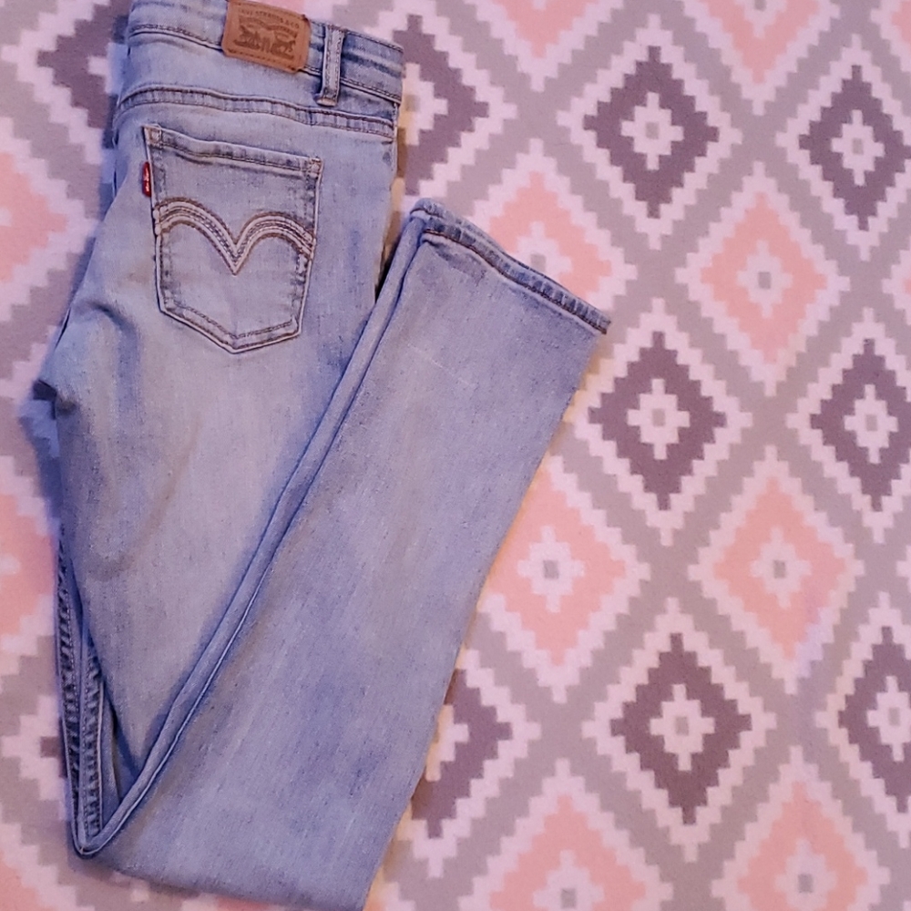 Levi 711 skinny kids jeans
